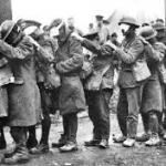 Soldados británicos ciegos por el gas